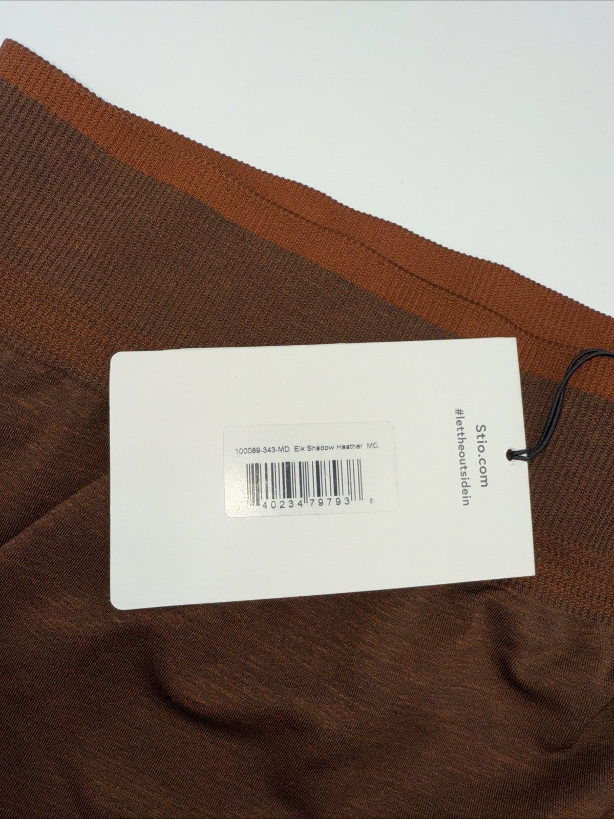 $119 Stio Women's Seamless Tight Leggings- Tan Elk Heather - Medium -New Tag