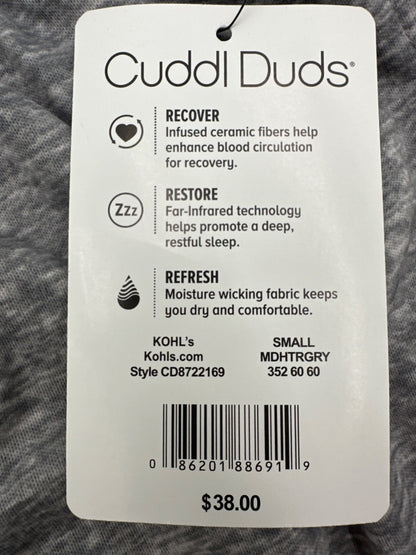 $38 Cuddl Duds Men's Essentials Pajama Pants - Gray Heather- Small - New
