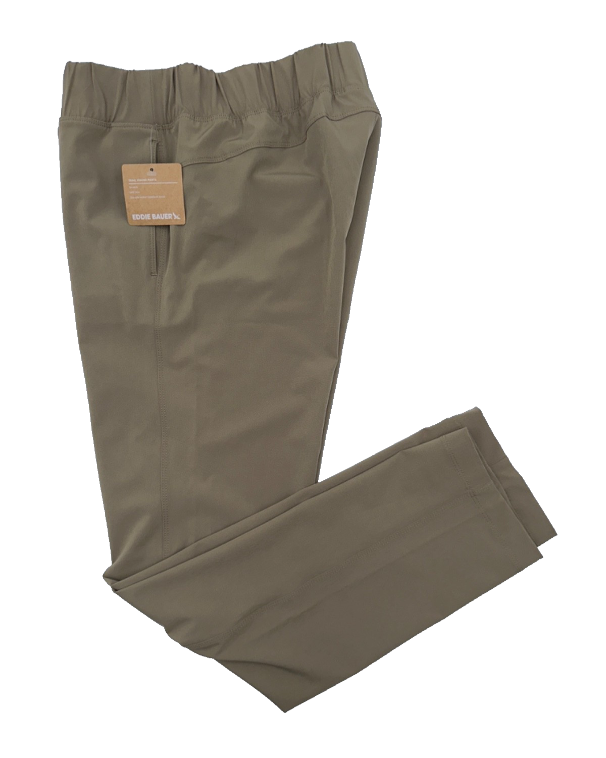 $85 Eddie Bauer Women's Trail Hiking Pants - Mushroom-Size 14 (37W)-New With Tag