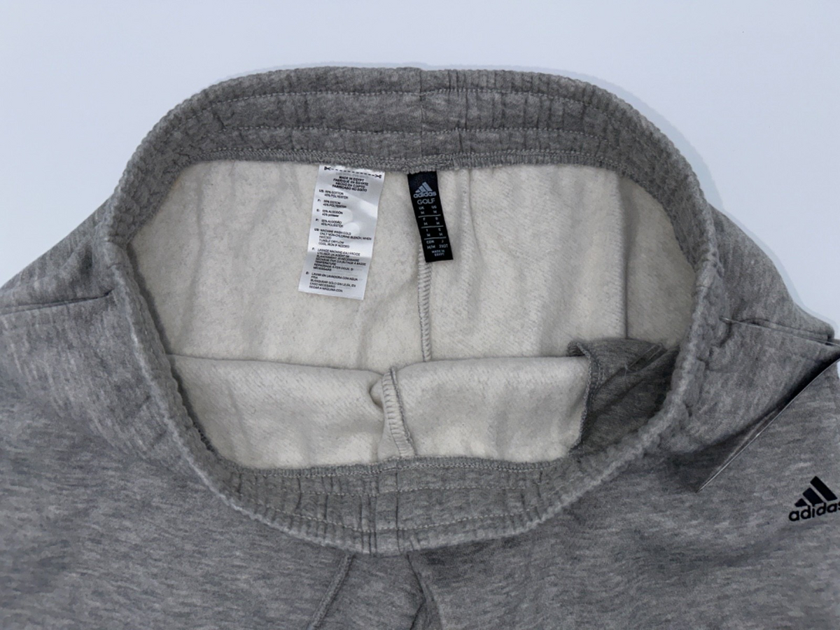 $45 Adidas Women's Fleece Sweatpants - ADVW0117 -Grey - Medium - New With Tags