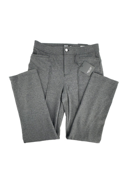 Simply Vera Wang Women’s Mid-Rise Pintuck Ponte Skinny Pants - Houndstooth-Small