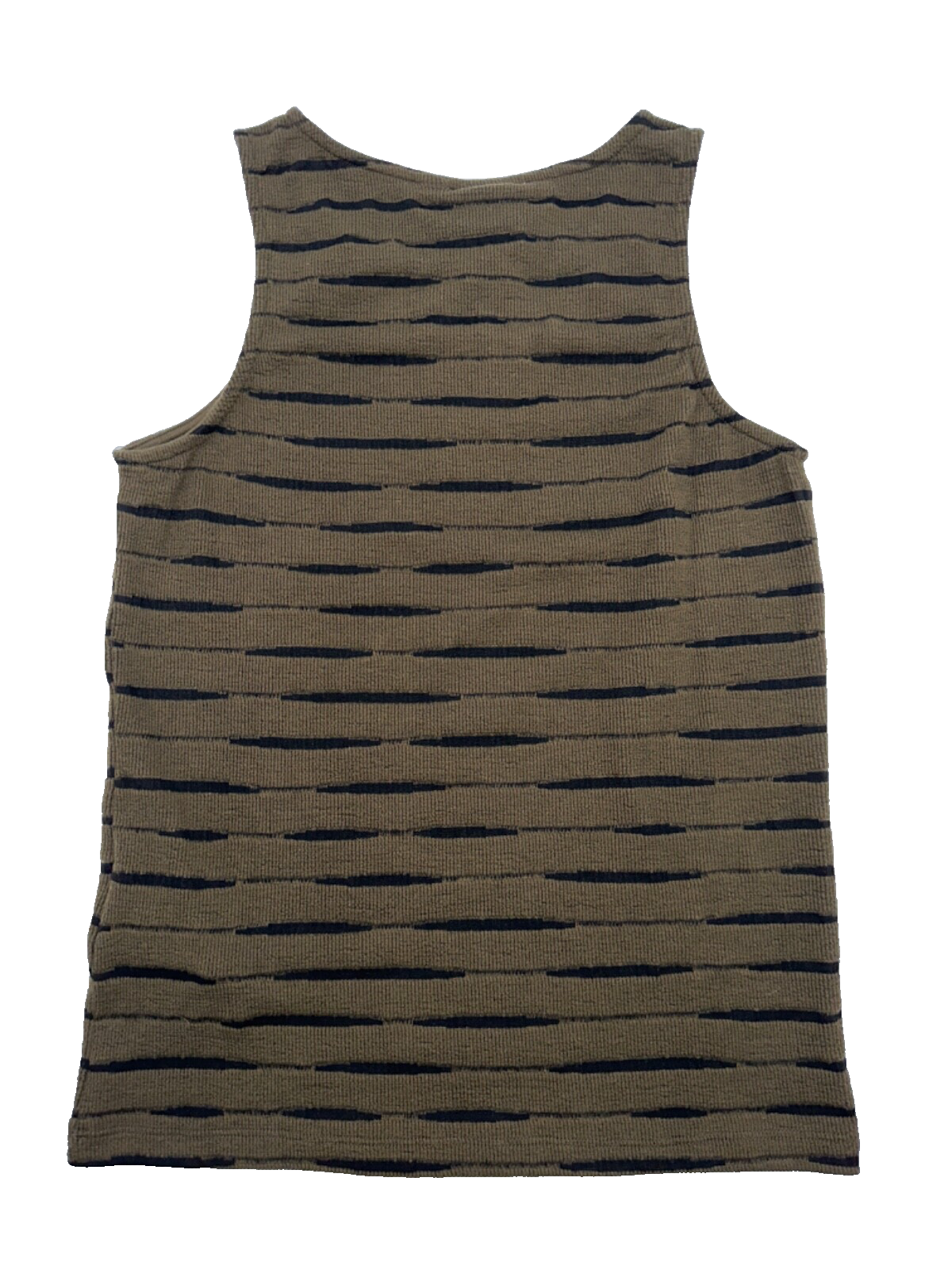$50 Noisy May Women's Melina Stripe Top - Capers/Black - Large - New With Tags