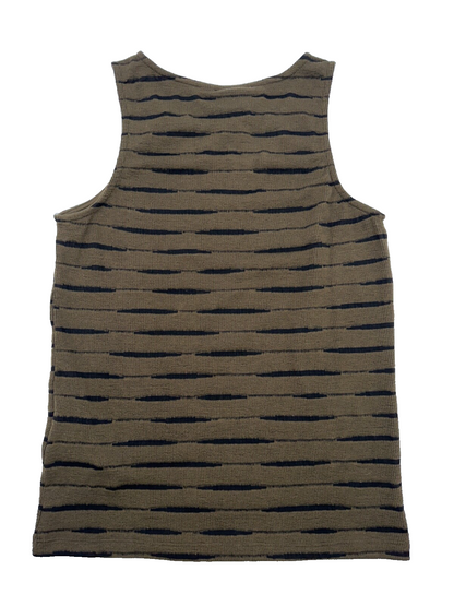 $50 Noisy May Women's Melina Stripe Top - Capers/Black - Large - New With Tags