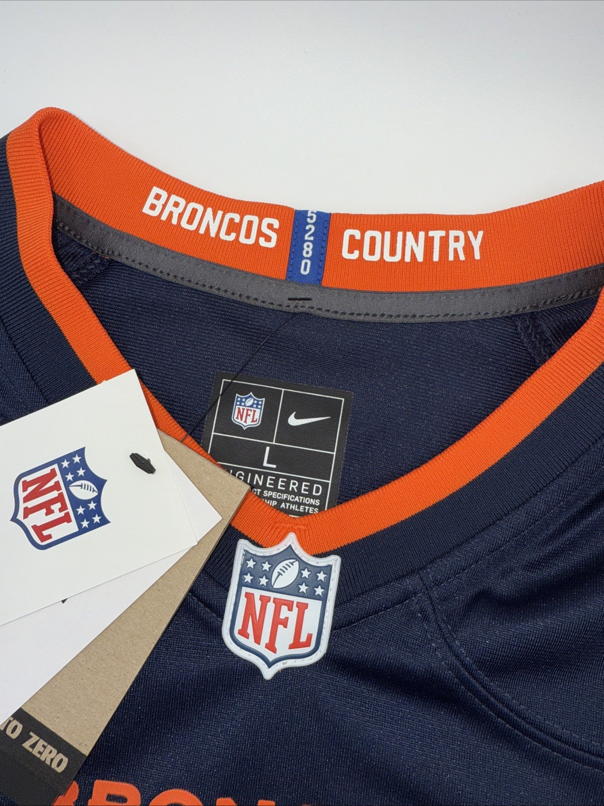 $130 Nike Men’s Patrick Surtain II Denver Broncos  Jersey-Blue-Large -New Tags