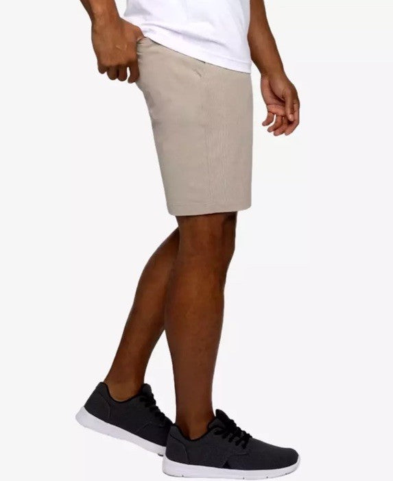 $85 Travis Mathew Men's Beck Shorts Stretch Waistband - Khaki -Size: 34- New