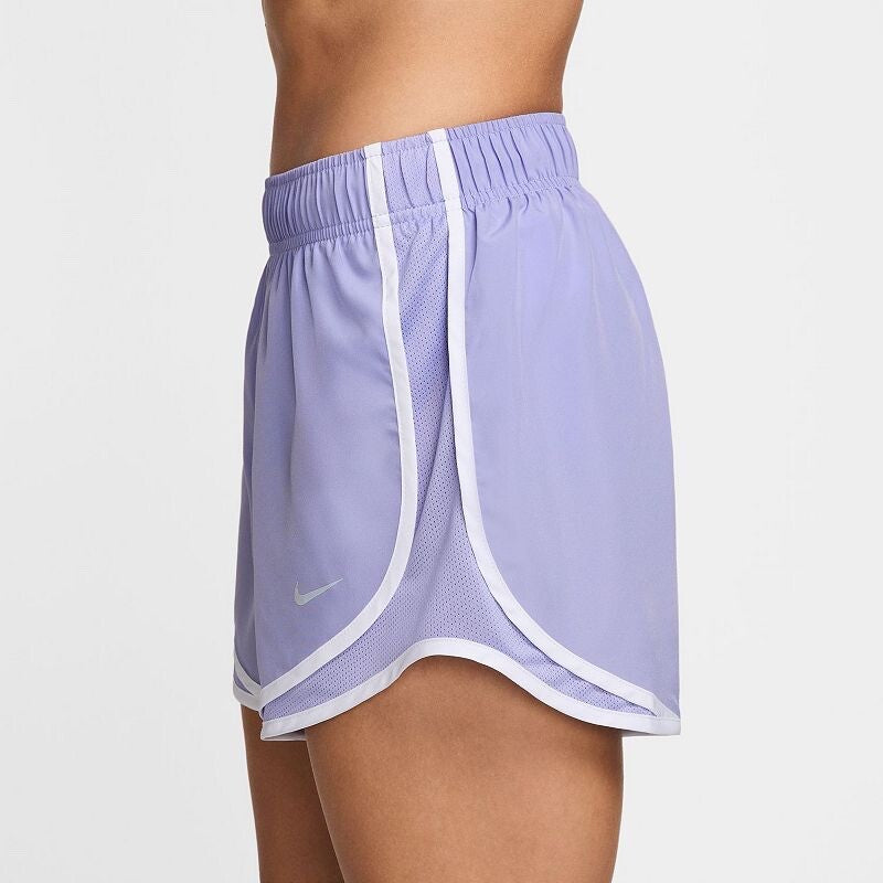 $32 Nike Women's Dri-FIT Tempo Mid-Rise Running Shorts 3” - Lilac Ice - Small