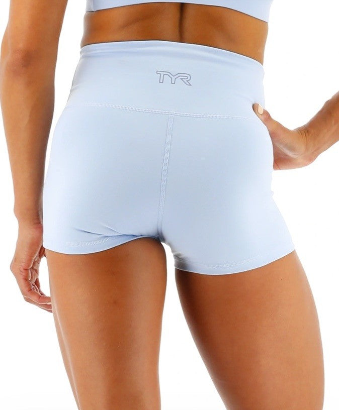 Tyr Women’s Solid HighRise -2” Short - Kentucky Blue- Size: Large (10/12)