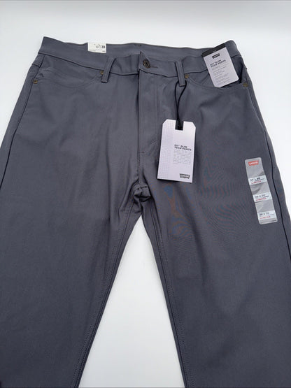$70 Levi's Men's 511 Slim Tech Pants Stretch A92130010- Grey- 36W 30L - New Tag
