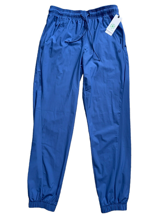 $62 Gaiam Men’s Warrior Pose Jogger Pants- True Navy Blue- Small - New Tags