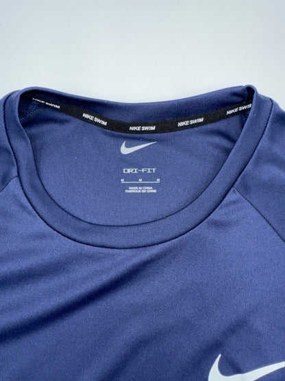 $46 Nike Men’s Opti Dri Swim Shirt-Blue- Medium- New With Tag