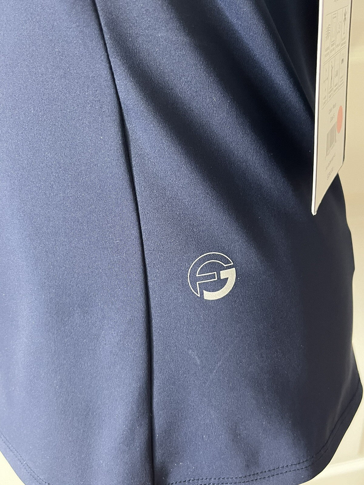 Foray Golf Women’s Zip front sleeveless Polo Shirt-Navy- Small-NEW Tag $130