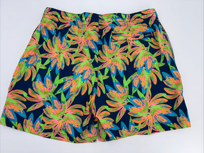 $70 Chubbies The Ocean Flowers 5.5" Inseam Swim Trunks-Multi -Large -New Tag