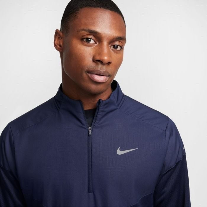 $110 Nike Men’s Therma Fit Half Zip Jacket - Blue - Large - New With Tags