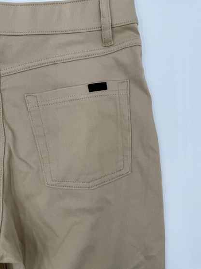 $58 HUE Women’s-Stretch Pant-White Pepper (Beige) -Medium-New Tag