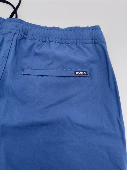 $66 RVCA Men’s Kevin Hybrid 17" Athletic Shorts- Navy Blue - Medium -New Tag