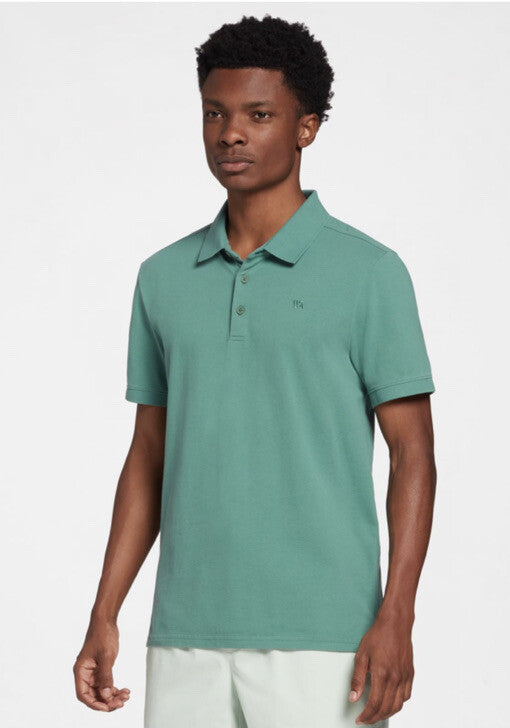 VRST Men's Pique Polo - Serene Green - Small - New Tags Retail $60