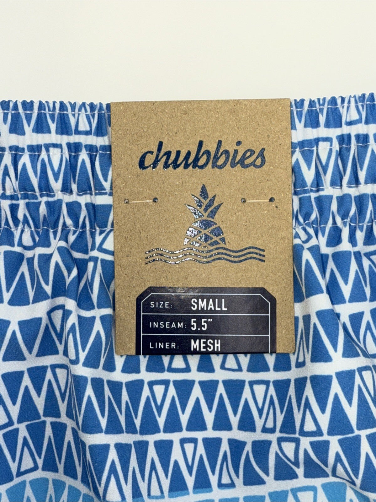 $70 Chubbies The Ocean Trifectas 5.5" Inseam Swim Trunks- Multi -Small -New Tag