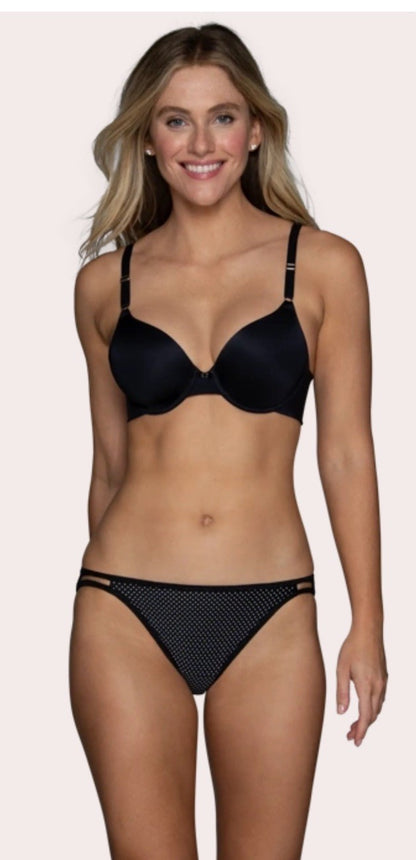 $40 Vanity Fair String Bikini Panty (Pack Of 3)-Colors As Shown-18108- 5/Small