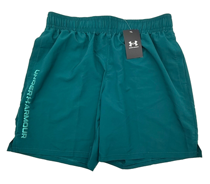 Under Armour Men’s-Woven Shorts-Dark Emerald Green-Large-New Tag