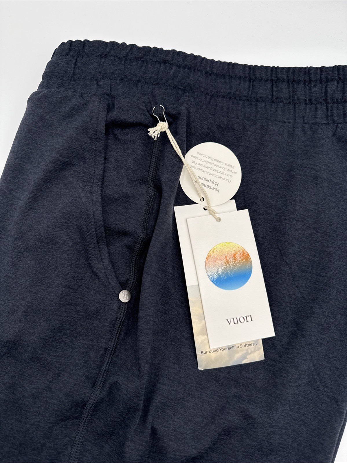$98 Vuori Men’s Ponto Performance Pants- Midnight Heather- V418 - Small- NWT