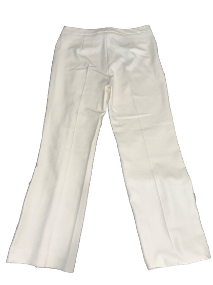 $278 Hugo Boss Women's Pleated Dress Pants - Open White - Size 8 - New With Tag