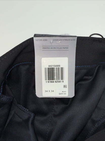 $69 Levi’s Men’s XX Chino Standard Tech Pants- Black -34Wx34L - New With Tags