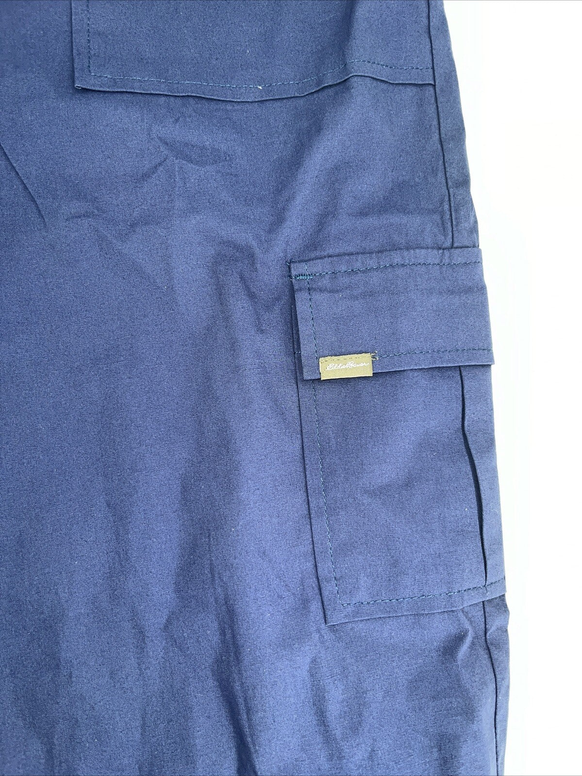 $80 Eddie Bauer Women’s Mason Belted Everyday/Campin Pants-Twlt Blue-Medium-New