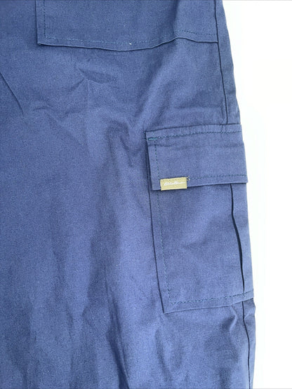 $80 Eddie Bauer Women’s Mason Belted Everyday/Campin Pants-Twlt Blue-Medium-New