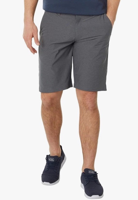 $94 Travis Mathew Men’s Sand Harbor Golf Shorts- Heather Dark Grey- 32W-New Tag