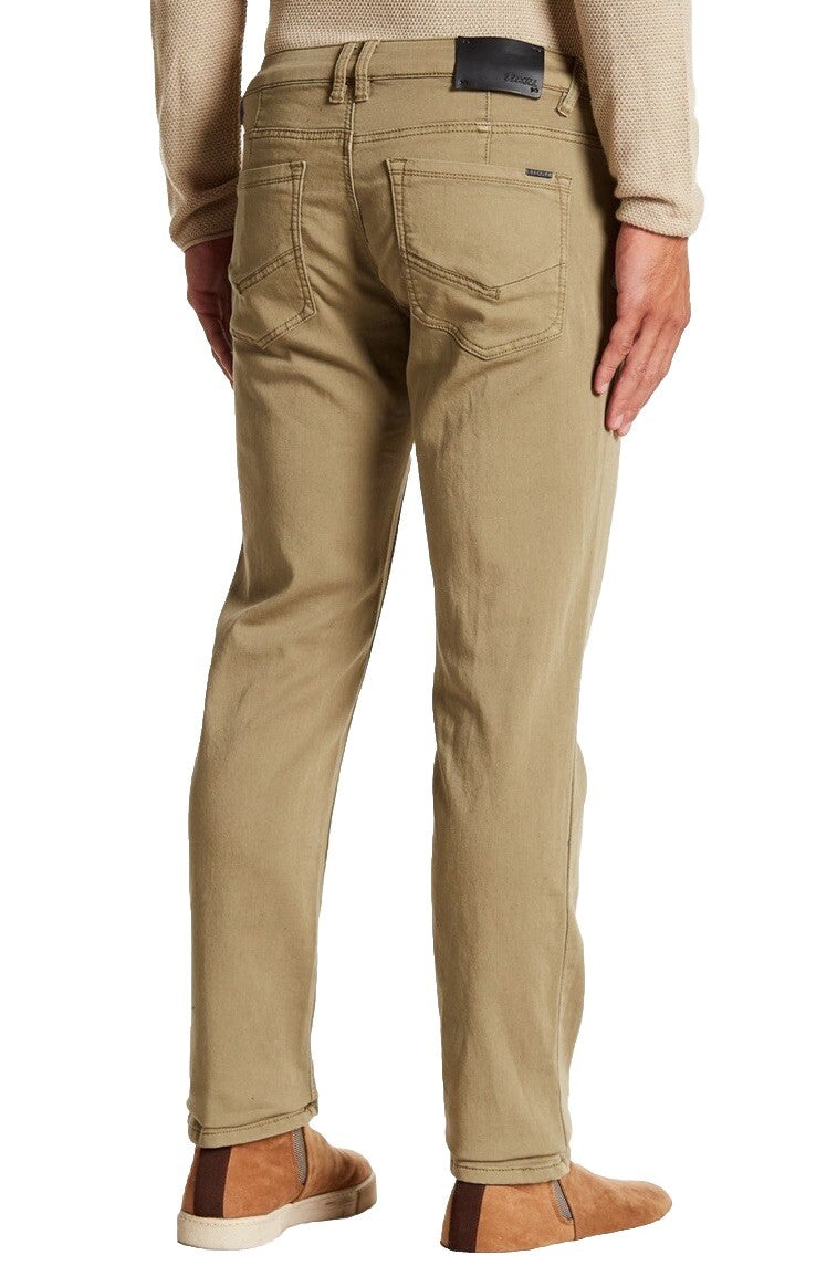 Ezekiel Men’s Tinker Five Pocket Straight Leg Pants Jeans - Dark Khaki- 29Wx32L
