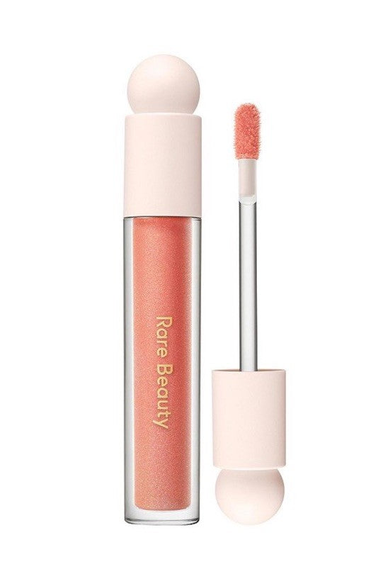 Rare Beauty Positive Light Luminizing Lip Gloss “Beam” Peachy Coral New 0.11 oz