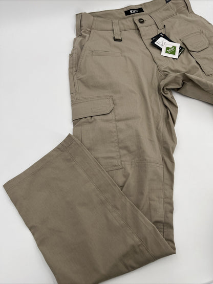 5.11 Men's Flexlite Pro Tactical Pants Style 74512-Khaki- 30W 32L - New Tags $65