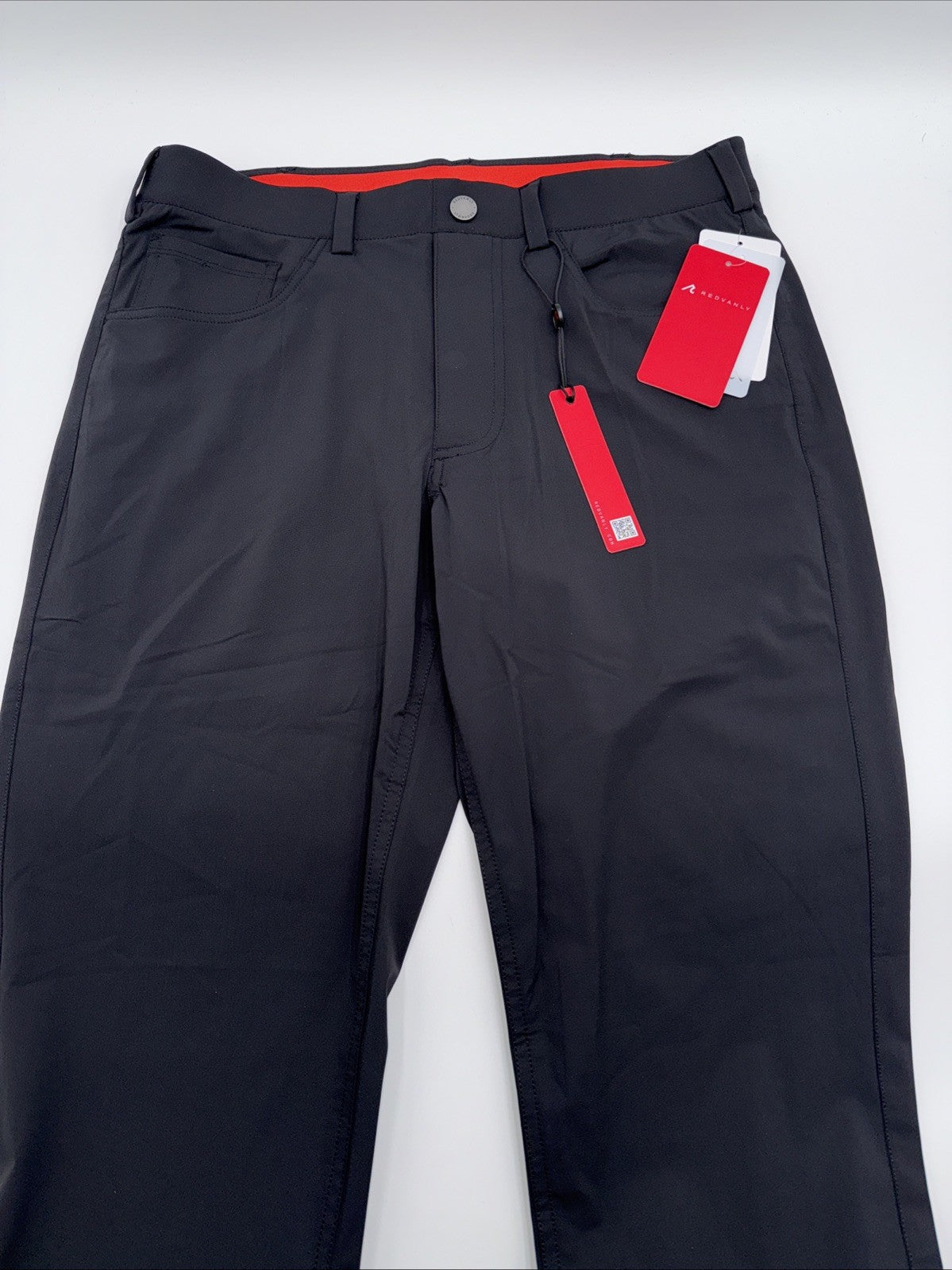 $140 Redvanly Men’s Kent Golf Pants - Black- Large - New With Tags