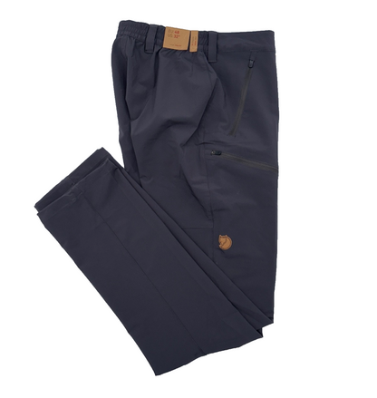 $175 Fjall Raven Abisko Trail Stretch Trousers - Dark Grey - 32W x 32L - New Tag