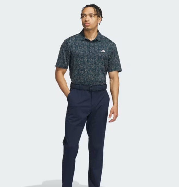 $70 Adidas Men’s Ultimate365 Power Grid Print Shirt -Collegiate Navy- Small-New