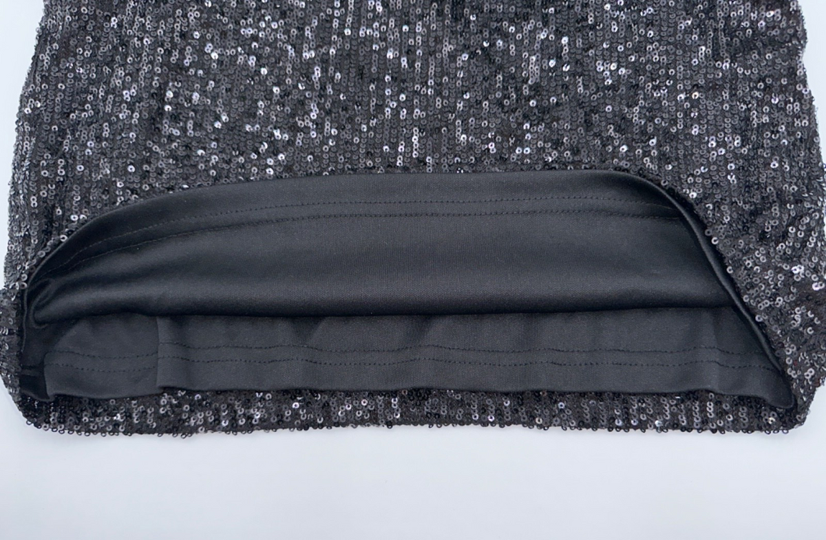 $69 Steve Madden Women’s Hide And Sequin Top - Black- Small - New With Tag