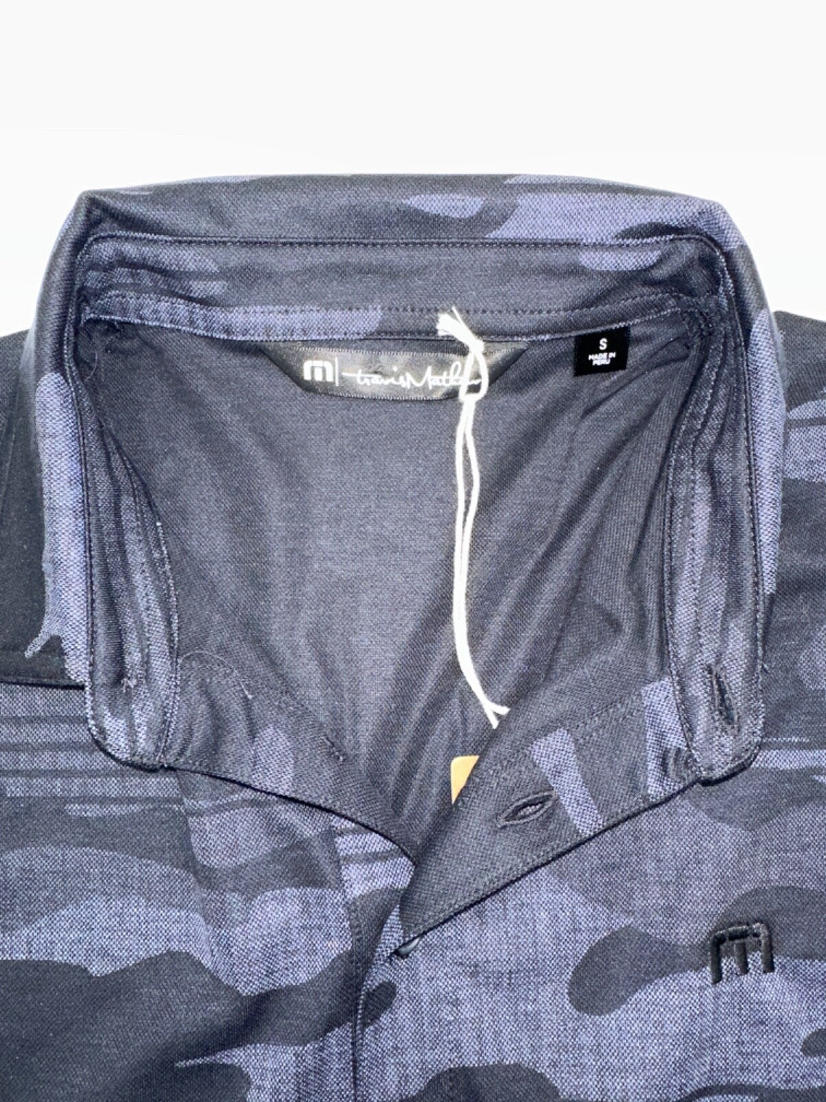$100 Travis Mathew Men’s Beachside Stealth Polo - Black - Small - New With Tag