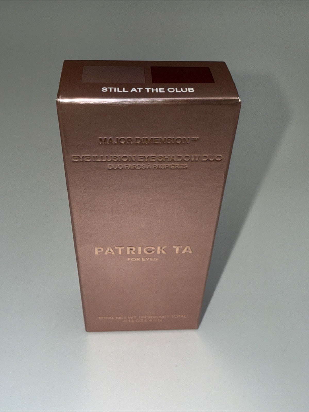 Patrick Ta Major Dimension Eye Illusion STILL AT THE CLUB Eyeshadow Duo NEW