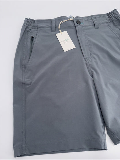 $68 Free Fly Men's Utility Short II - 7.5" - Slate Grey - XLarge - New Tag