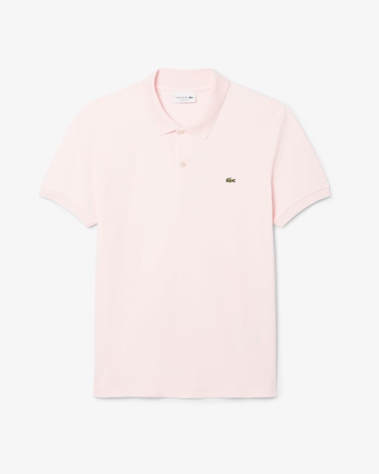 $110 Lacoste Men’s Regular Fit Pima Cotton Polo - Light Pink - Large - New