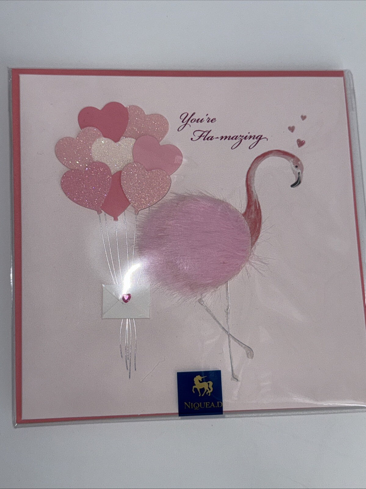 Lot Of 2 Niquea.D Dimensional Valentine's Day Greeting Cards- Upscaled Quality!