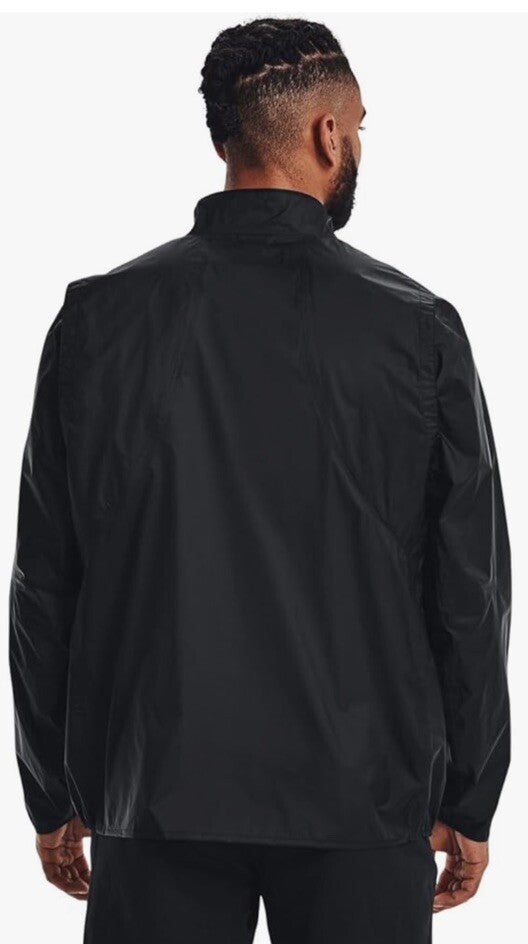 $180 Under Armour Men’s Impasse Repel Golf Rain Jacket - Black- Small - New Tag