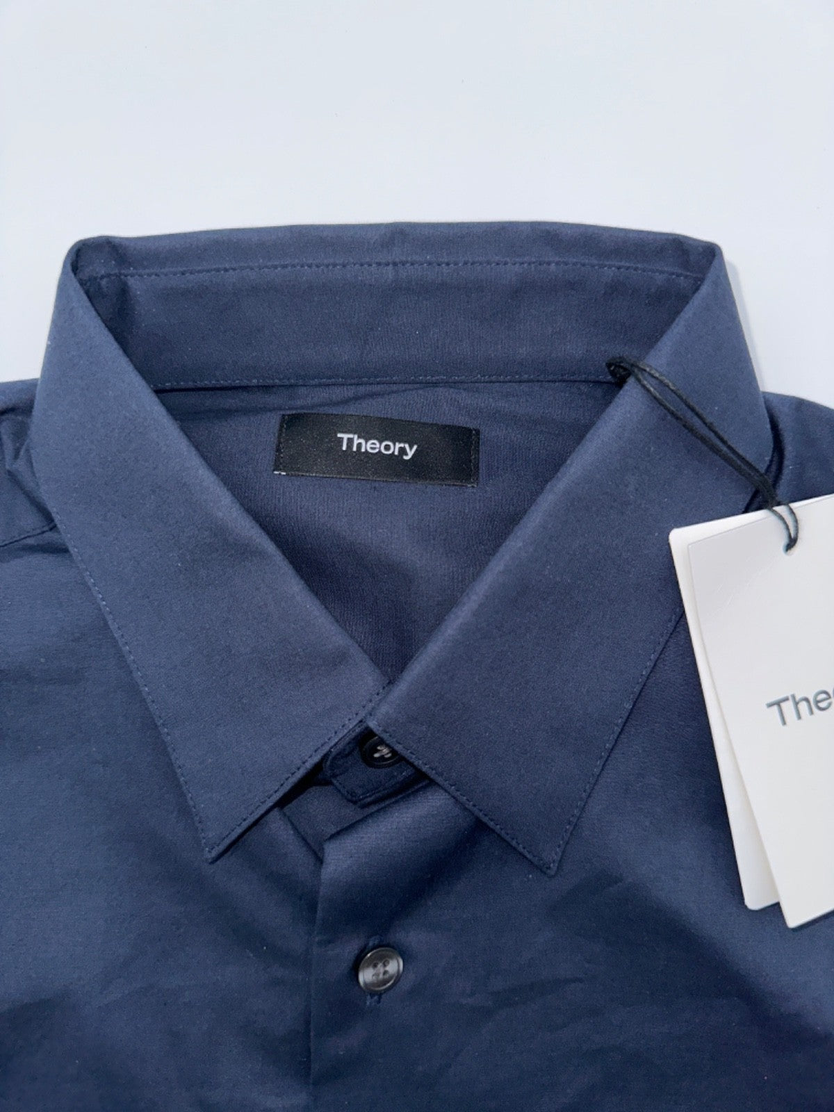 $195 Theory Men’s Sylvain O Button Down Shirt - Eclipse - Medium - New With Tag