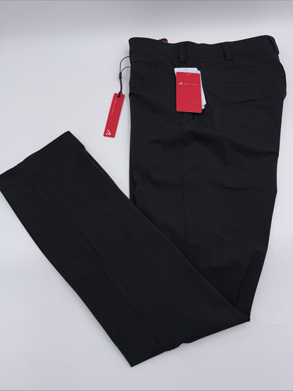 $140 Redvanly Men’s Kent Golf Pants - Black- Large - New With Tags