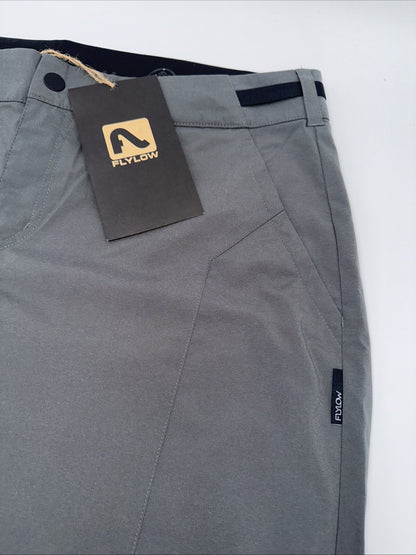 $130 Flylow Women’s Tia Pants - Shadow Grey - Size: 12 (36” Expandable)- New Tag