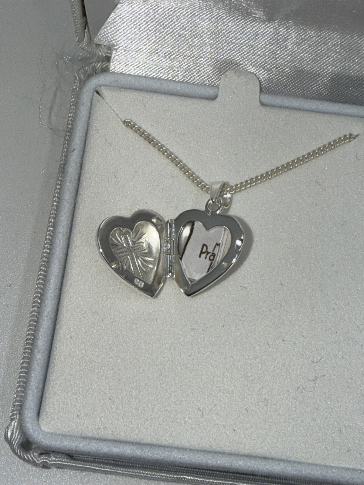 Cross Gifts Christian Cross My First Communion Locket With Necklace Gift Box