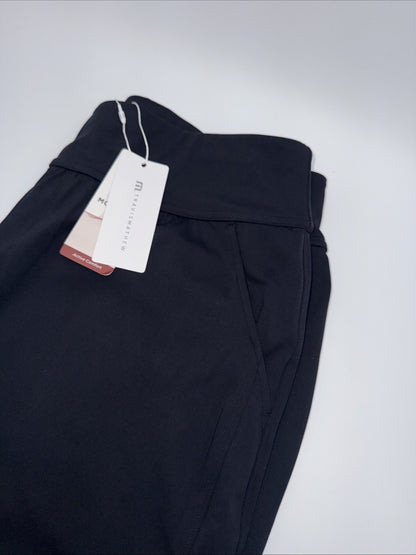 $120 TRAVIS MATHEW Women’s Moveknit Resilience Pants - Black- Large-New Tags
