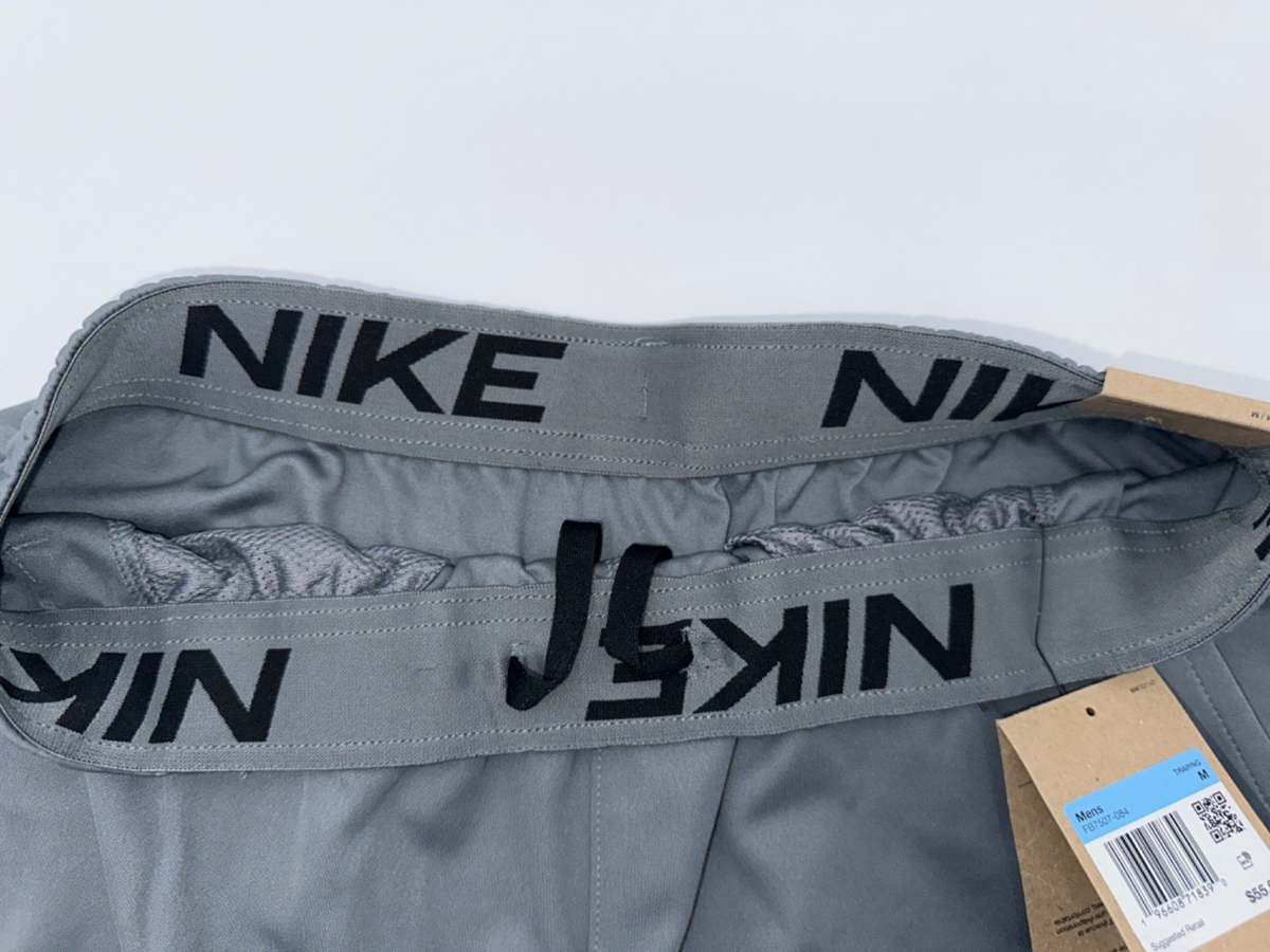 $55 Nike Men's Totality Dri Fit Knit Pants -Smoke Grey - Medium - New With Tags