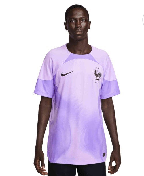 $95 Nike Men’s France Goalkeeper Soccer Jersey FFF DN0664-581-Purple-Large-New