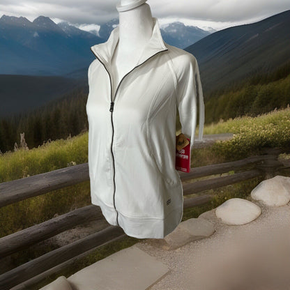 $120 Sherpa Women’s Aartifull Zip Jacket- Katha White- Small-New Tags